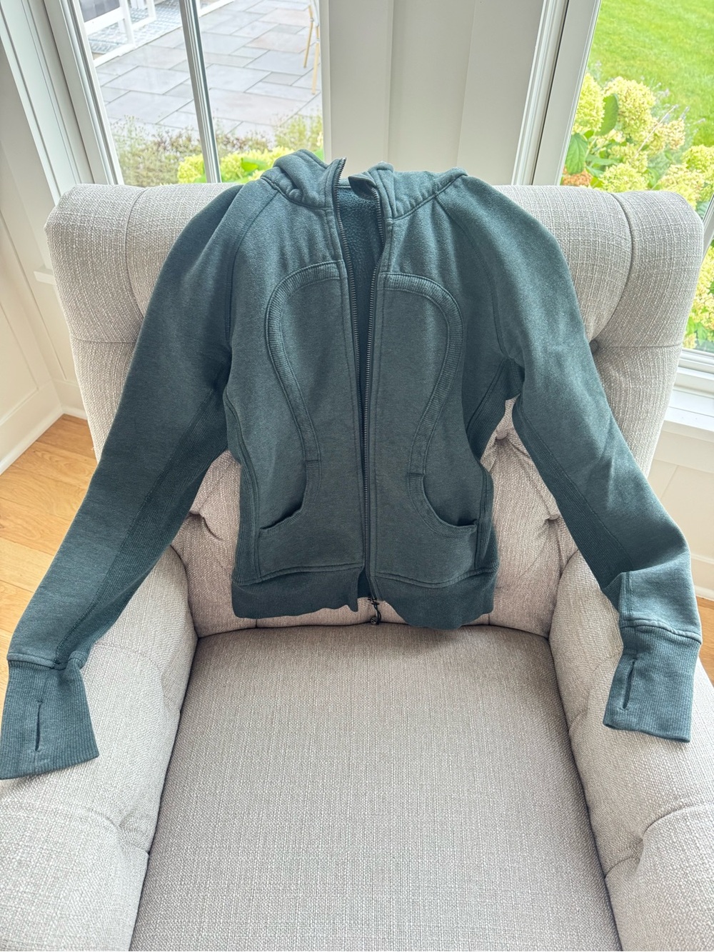 Lululemon Hooded Scuba Zip Jacket - Dark Green